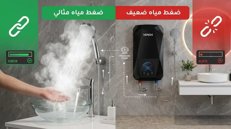 السخان-الفوري-وضغط-المياه-الضعيف